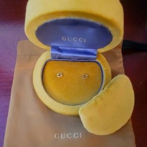 GUCCI GG Running Earrings 18k